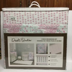 Dwell Studio Sweet Fawn Deer/Forest 3 pc Crib Set Babies R Us $169 NEW